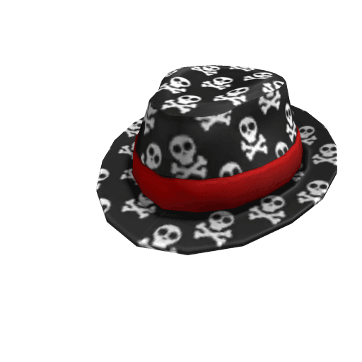Skull and Crossbones Fedora