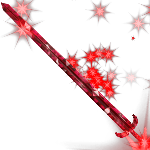 Red Sparkle Time Claymore