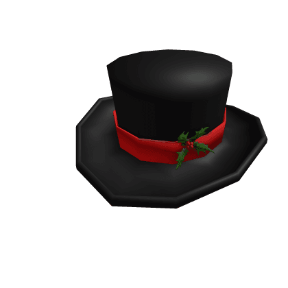 Holly Jolly Top Hat