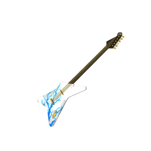 Light Face Melting Guitar