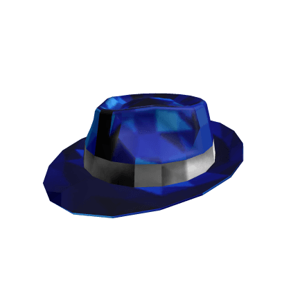 Midnight Blue Sparkle Time Fedora