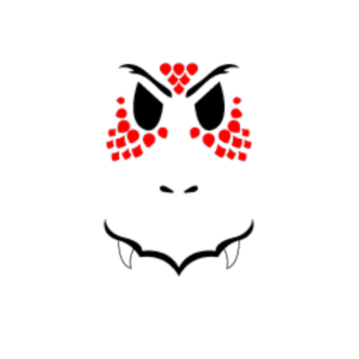 Red Ultimate Dragon Face
