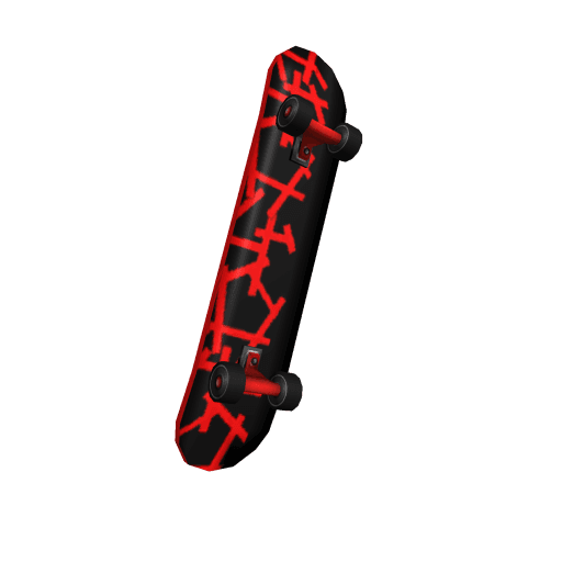 Red Grind Skateboard