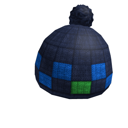 Blue Knit Beanie