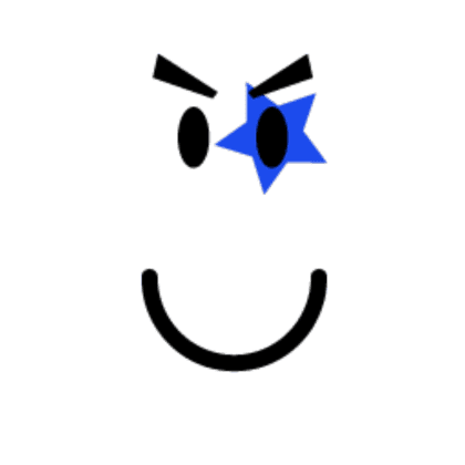 Blue Rock Star Smile