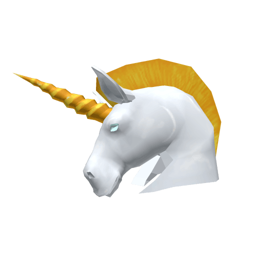 White Unicorn Helm