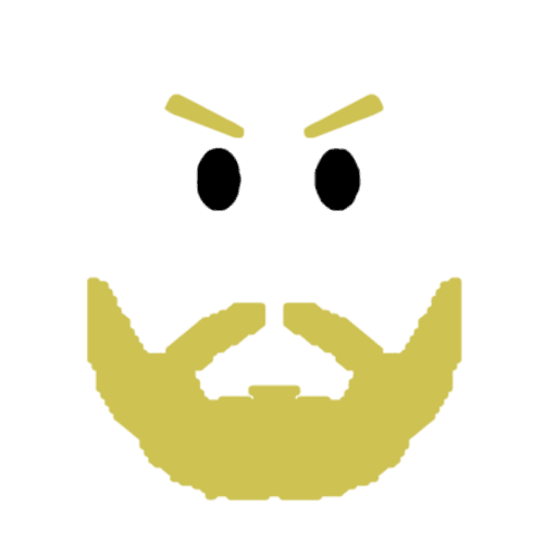 Daring Blonde Beard Face