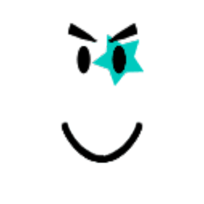 Teal Rock Star Smile