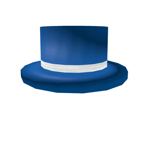 Blue Top Hat with White Band