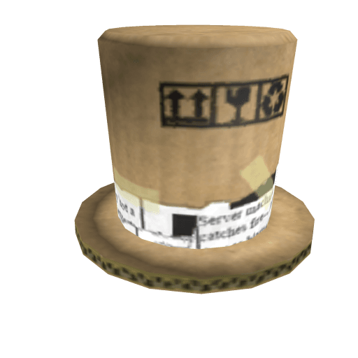 Recycled Cardboard Top Hat