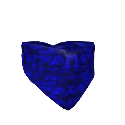 Blue Sparkle Time Bandana