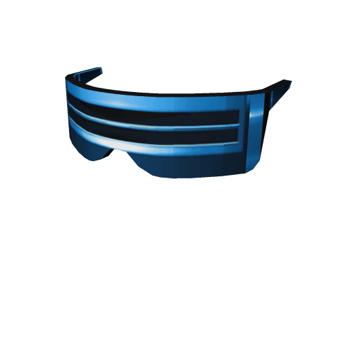 Blue Chrome Glasses