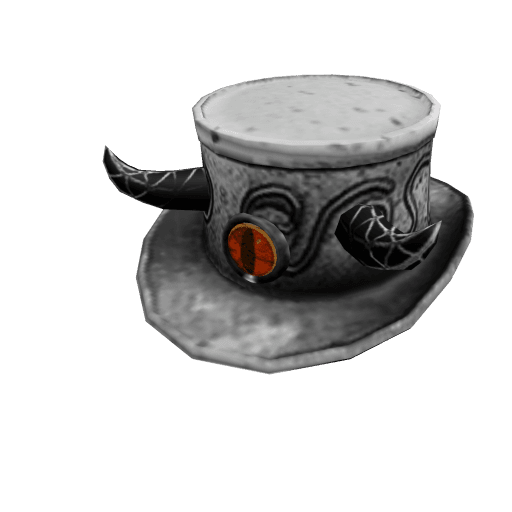 Crimson Catseye Top Hat 