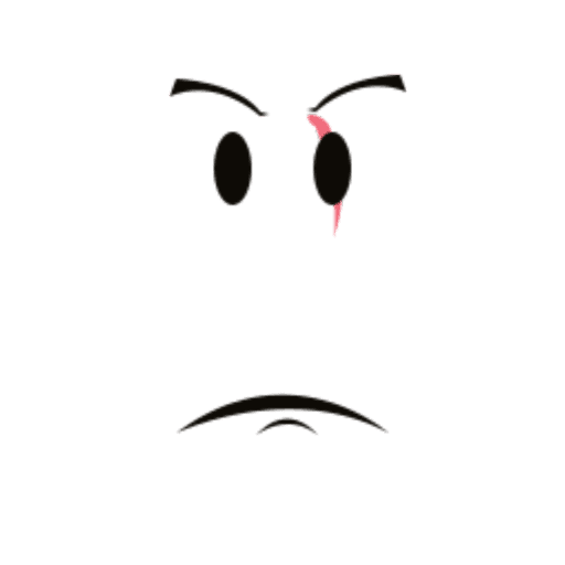 Serious Red Eye Scar