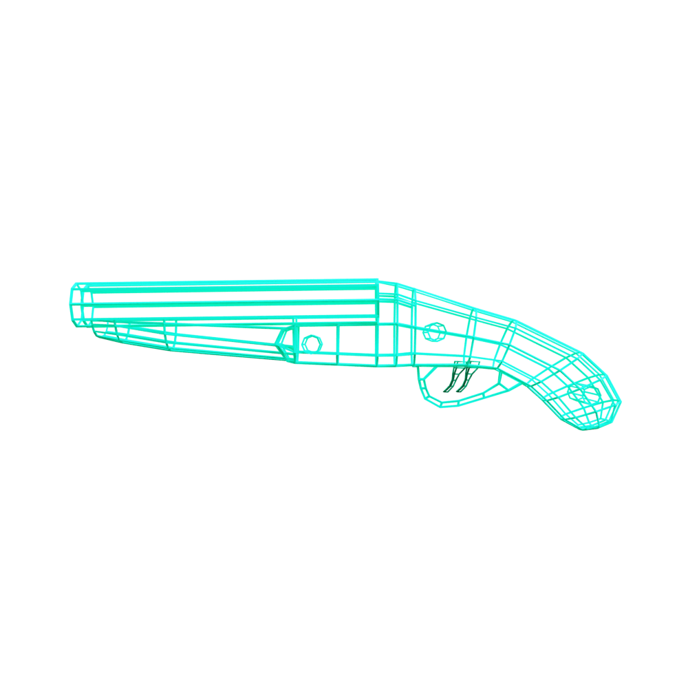 Wireframe (Double Barrel)