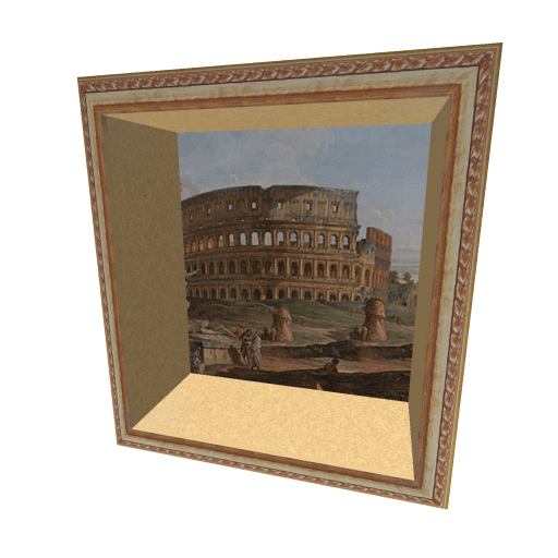 Portrait of a Hero at the Colosseum
