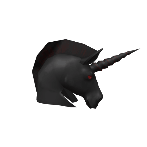 Black Unicorn Helm