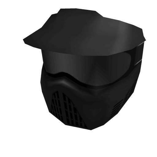 Black Paintball Mask
