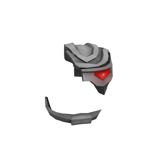 Silver Cyborg Face Gear