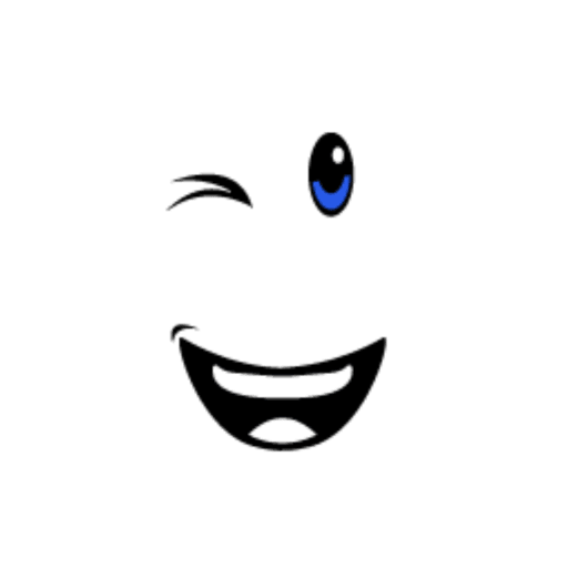 Blue Wistful Wink