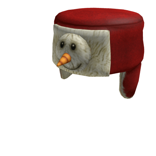 Fuzzy Snowman Hat