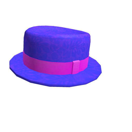 Bright Blue Porkpie