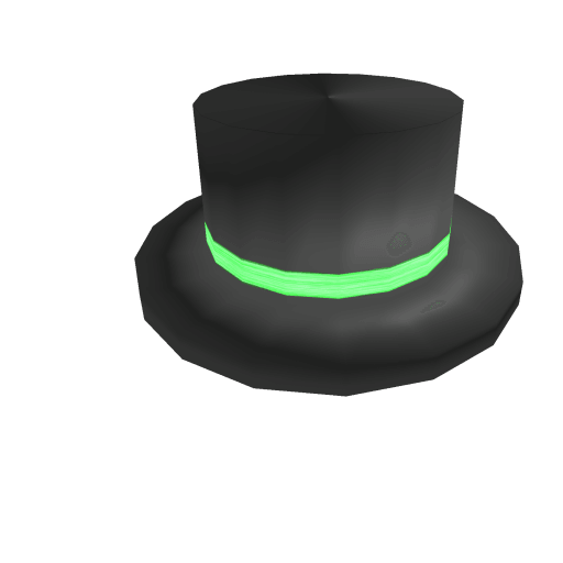 Green Banded Top Hat