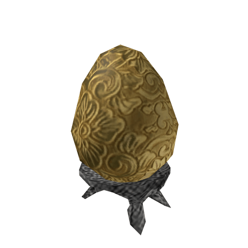 Gilded Fabergé Egg of Bygone Days