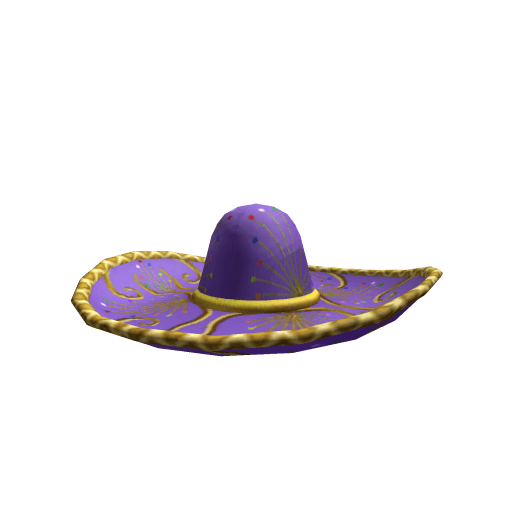 Purple Fiesta Sombrero