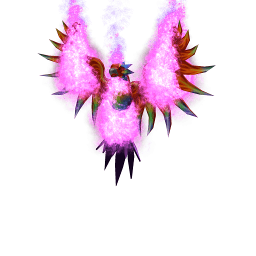 Neon Rainbow Phoenix