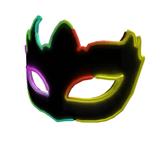 Neon Party Mask