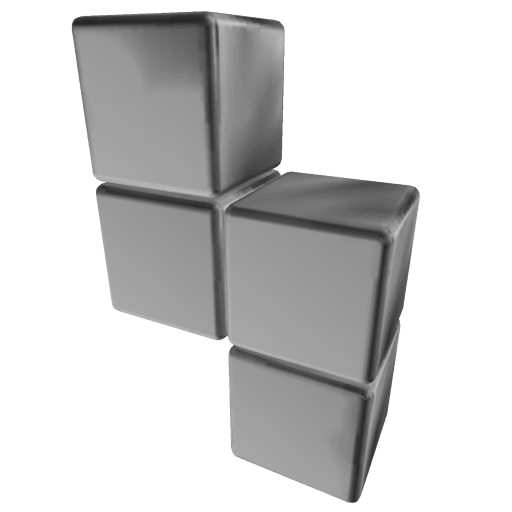 Silver Tetramino of Accomplishment