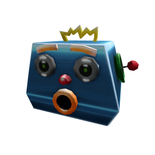 Shocked Retro Robot Head