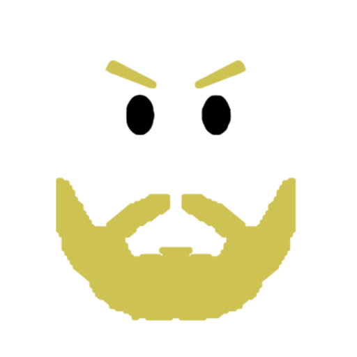Daring Blonde Beard Face