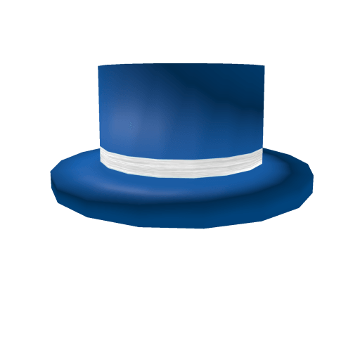 Blue Top Hat with White Band