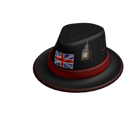 London BLOXcon Black Fedora