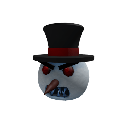 Angry Snowman Head
