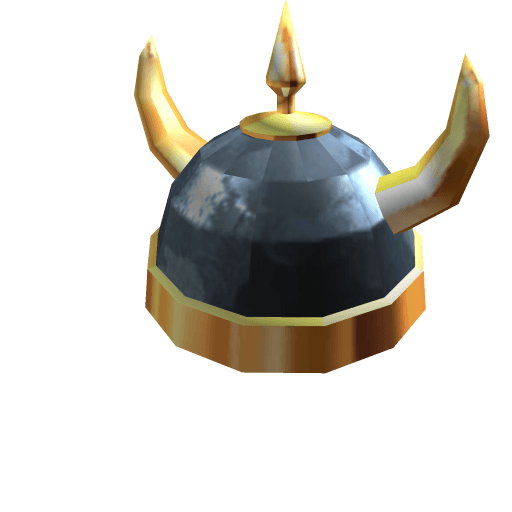 Bluesteel Viking Helm of Infinite Pillage