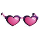 Pink Heart Glasses