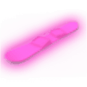 Pink Neon Snowboard