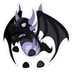 Shadow Dragon Animated Sticker