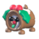 Yule Log Dog